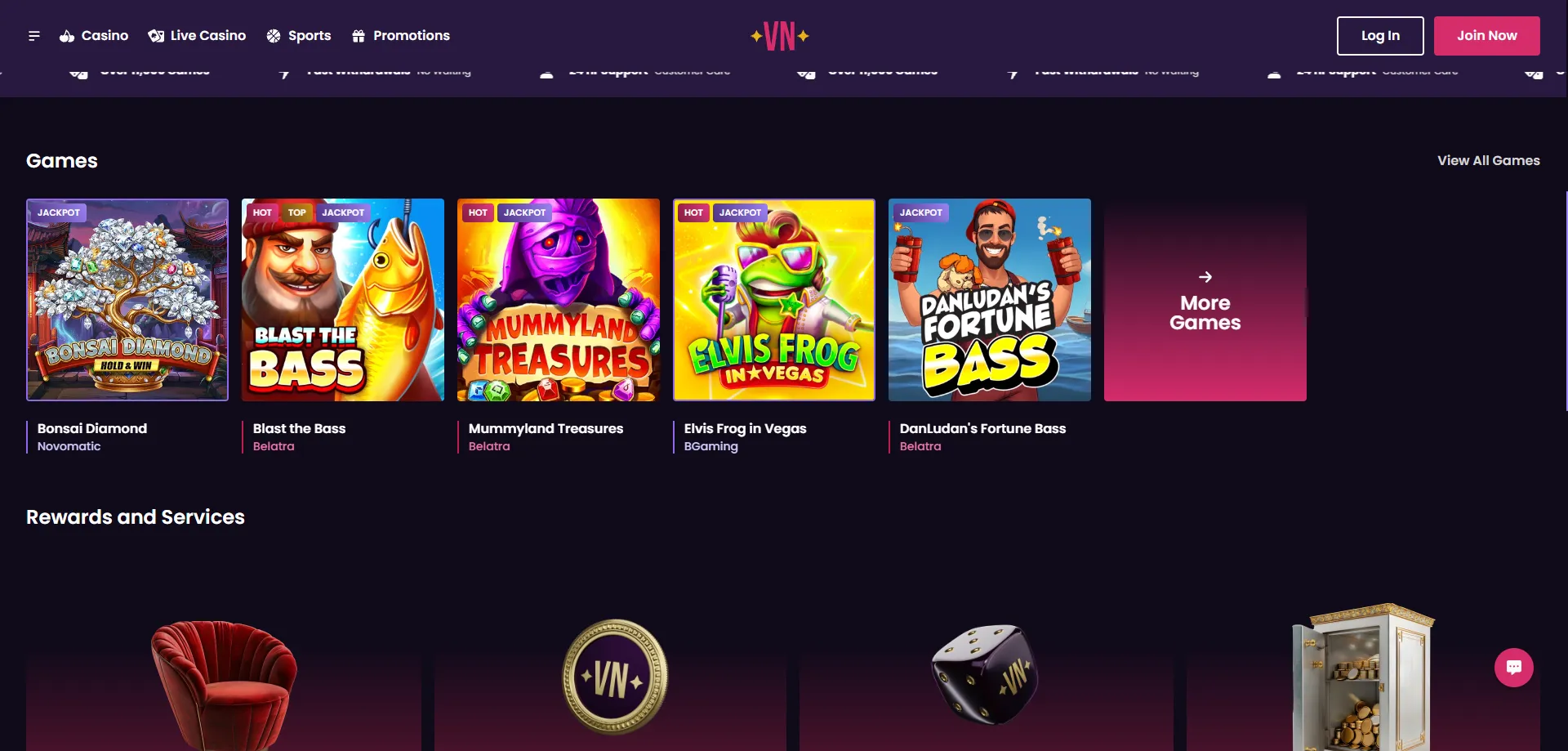 Vegas Now Casino Aktionen und Promotionen – wöchentliche Boni entdecken