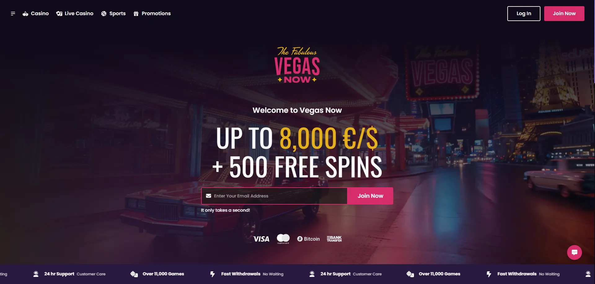 Vegas Now Casino Übersicht – mobiles Spielerlebnis auf allen Geräten