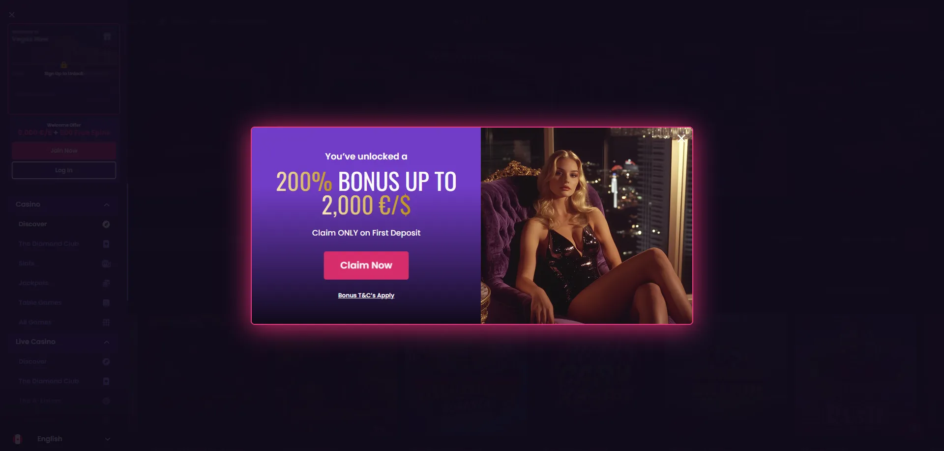 Vegas Now Casino App mobil auf Android und iOS nutzen
